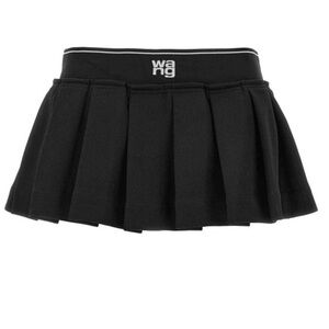 Authentic ALEXANDER WANG Cheerleader Pleated Women's Black  Skirt